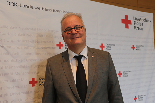 Präsident des DRK-Landesverbandes Brandenburg Dr. Frank-W. Hülsenbeck