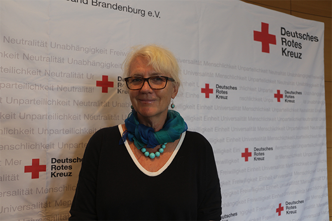 DRK-Brandenburg Vizepräsidentin Karin Weiss