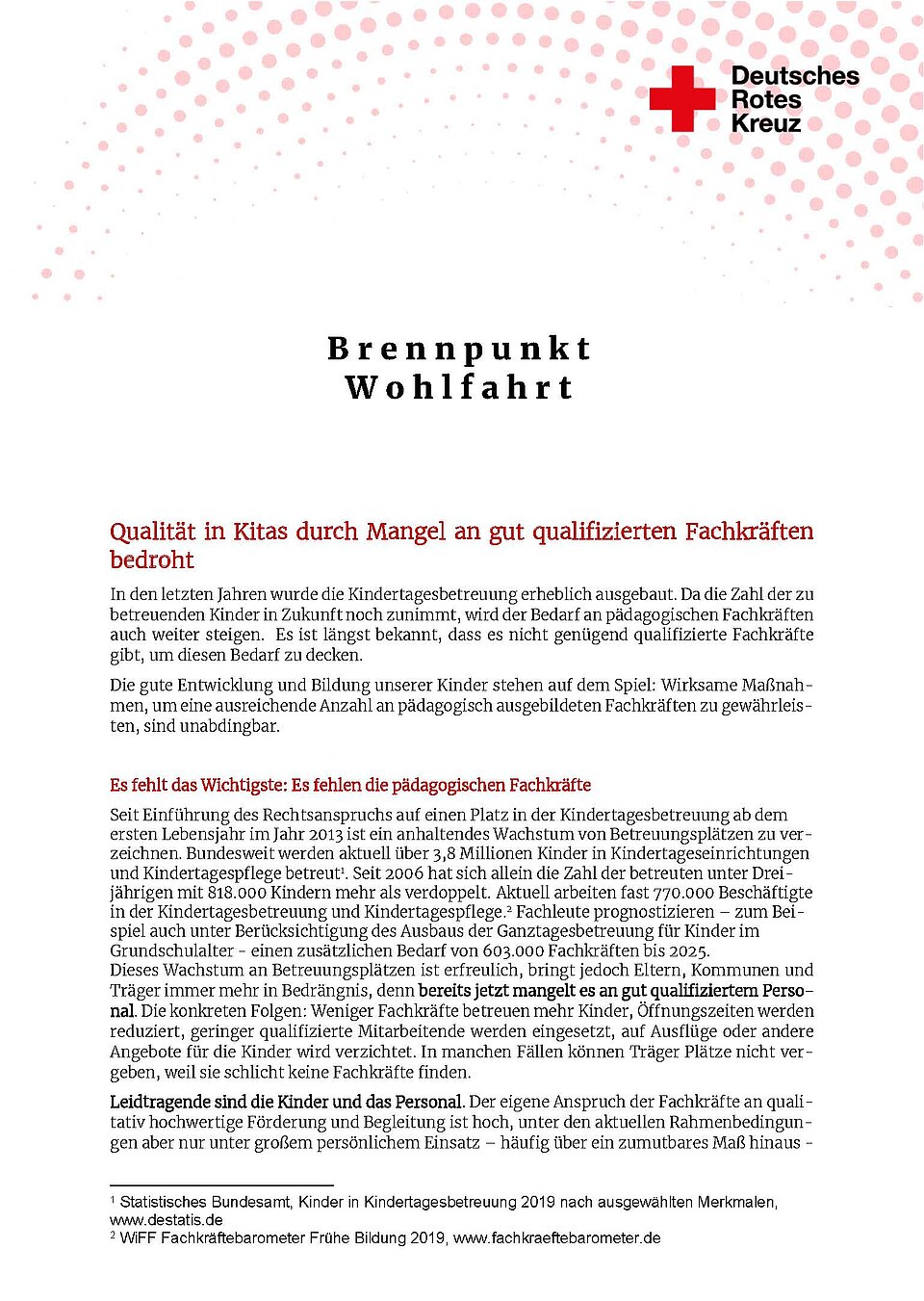 DRK Brennpunkt Wohlfahrt
