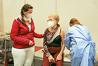 Impfung im Impfzentrum Potsdam