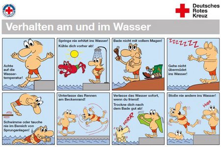 Baderegeln DRK-Wasserwacht