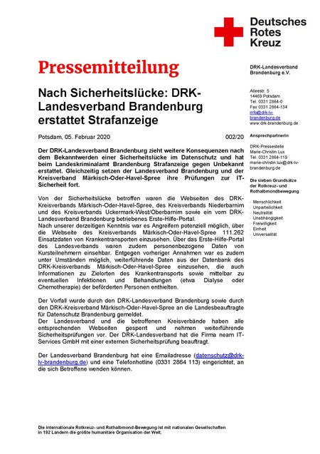 Bild Pressemitteilung